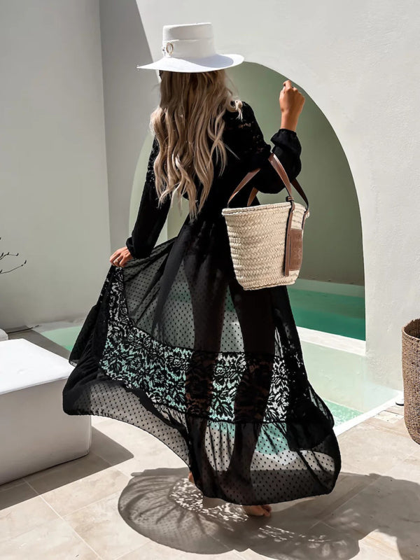 THE COASTAL LACE | BEACH COVER-UP