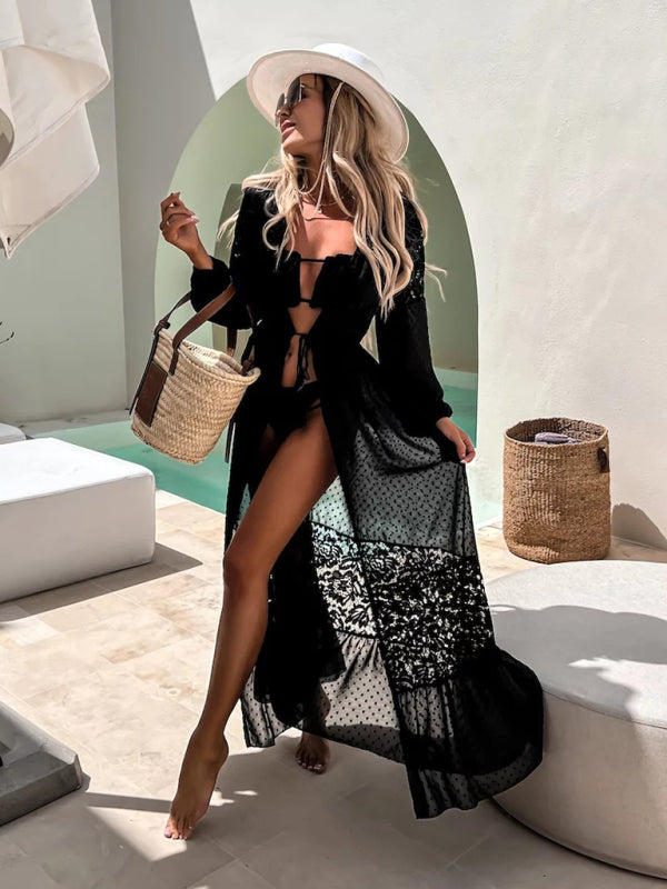 THE COASTAL LACE | BEACH COVER-UP